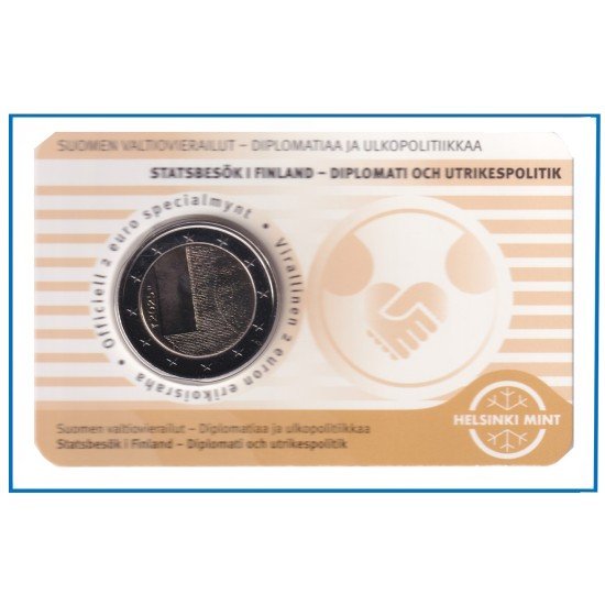 Finlandia 2025 Cartera Oficial Coin Card Moneda 2 € Conm. Relaciones Diplomáticas Finès Finlandia 2025 Cartera Oficial Coin Card Moneda 2 € Conm. Relaciones Diplomáticas Finès