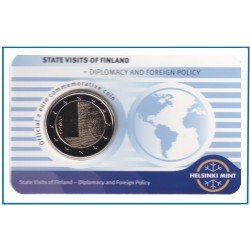 Finlandia 2025 Cartera Of. Coin Card Moneda 2 € Conm. Rel. Diplomáticas Inglés Finlandia 2025 Cartera Of. Coin Card Moneda 2 € Conm. Rel. Diplomáticas Inglés