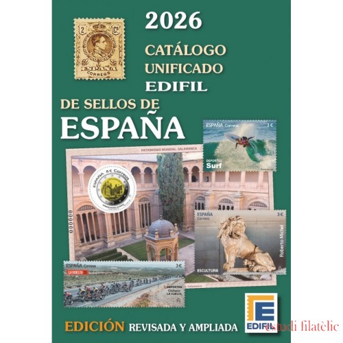 Catálogo Unificado Edifil Sellos de España Ed. 2026