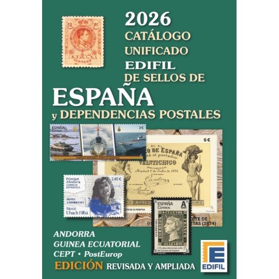 Catálogo Unificado  Edifil España y Dependencias postales Ed. 2026