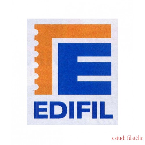 España Hojas de sellos Edifil montadas con protector 2018/2021 Felipe VI Color parcial 21536P