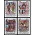Rep. Centroafricana Aéreo 309/12 1984 Ganadores de los juegos olímpicos de verano en Los Ángeles MNH