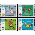 Ajman 82 (4 valores) 1968 Juegos olímpicos de México MNH