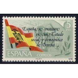 España Spain 2507 1978 Proclamación de la Constitución Española MNH España Spain 2507 1978 Proclamación de la Constitución Española MNH