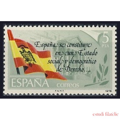 España Spain 2507 1978 Proclamación de la Constitución Española MNH