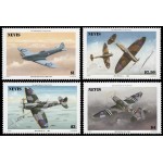 Nevis 361/64 1986 50 aniv. del avión Spitfire MNH