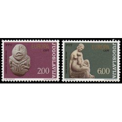 Yugoslavia 1438/39 1974 Europa Esculturas MNH Yugoslavia 1438/39 1974 Europa Esculturas MNH