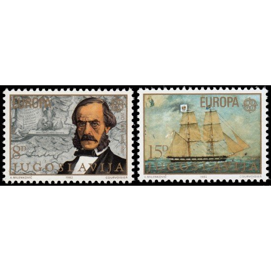 Yugoslavia 1804/05 1982 Europa Hechos e historias MNH
