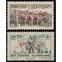 Siria Sirya 128/29 1959 Sellos anteriores con sobrecarga en rojo MNH