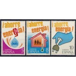 España Spain 2508/10 1979 Ahorro de energía MNH España Spain 2508/10 1979 Ahorro de energía MNH