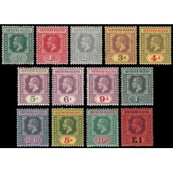 Nigeria Norte 40/52 1912 Jorge V MH Nigeria Norte 40/52 1912 Jorge V MH