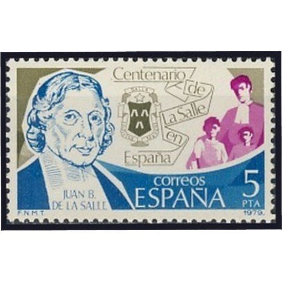 España Spain 2511 1979 Centenario de La Salle MNH España Spain 2511 1979 Centenario de La Salle MNH