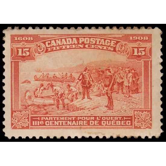 Canadá 91 1908 Tricentenario de la fundación de Quebec MH Canadá 91 1908 Tricentenario de la fundación de Quebec MH