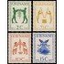 Surinam Suriname 311/14 1955 4º aniv. del establecimiento de la Asociación Turística del Caribe MNH