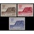 Noruega 246/48 1943 En beneficio de la Asociación turística de Noruega MNH