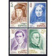 España Spain 2512/15 1979 Personajes españoles MNH