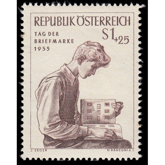 Österreich Austria 856 1955 Día del sello MNH Österreich Austria 856 1955 Día del sello MNH