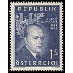 Österreich Austria 866 1957 25 aniv. de la muerte del poeta Anton Wildgans MNH Österreich Austria 866 1957 25 aniv. de la muerte del poeta Anton Wildgans MNH