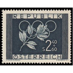 Österreich Austria 809 1952 Juegos olímpicos de Oslo y Helsinki MNH Österreich Austria 809 1952 Juegos olímpicos de Oslo y Helsinki MNH