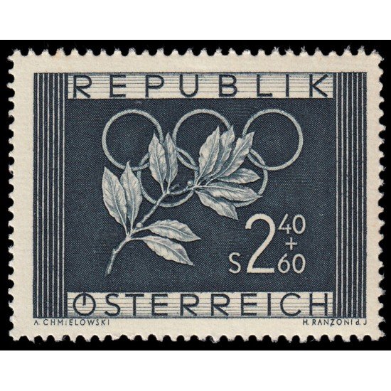 Österreich Austria 809 1952 Juegos olímpicos de Oslo y Helsinki MNH Österreich Austria 809 1952 Juegos olímpicos de Oslo y Helsinki MNH