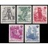 Österreich Austria 932/36 1961 15 aniv. de la nacionalización de empresas MNH