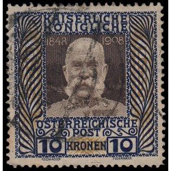 Österreich Austria 117 1908-13 60 aniv. del reinado de Francisco José I Usado Österreich Austria 117 1908-13 60 aniv. del reinado de Francisco José I Usado