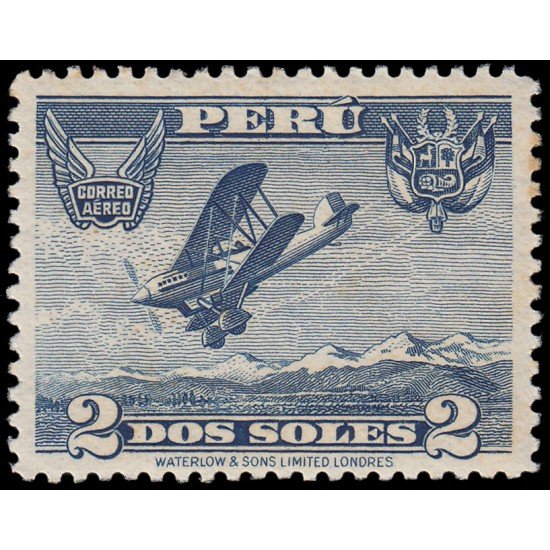 Perú A 4 1934 Avioneta MNH Perú A 4 1934 Avioneta MNH