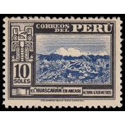 Perú 365 1938 El Huascarán Firma WATERLOW & SONS MH