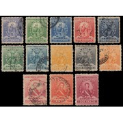 Perú 106/18 1896-99 Serie corriente Usados