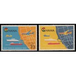 Ghana Aéreo 7/8 1962 Nueva ciudad y puerto de Tema en Acra MNH