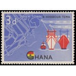 Ghana 102 1962 Nueva ciudad y puerto de Tema en Acra MNH