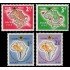 Ghana 21/24 1958 Conferencia de Estados independientes en Acra MNH