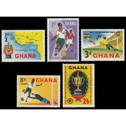 Ghana 54/58 1959 Campeonato de fútbol de África occidental MNH Ghana 54/58 1959 Campeonato de fútbol de África occidental MNH