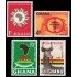 Ghana 127/30 1963 Día de la Libertad en África MNH