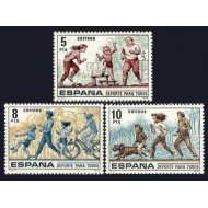 España Spain 2516/18 1979 Deportes para todos MNH