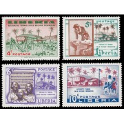 Liberia 342/45 1957 Orfelinato Antoinette Tubman MNH