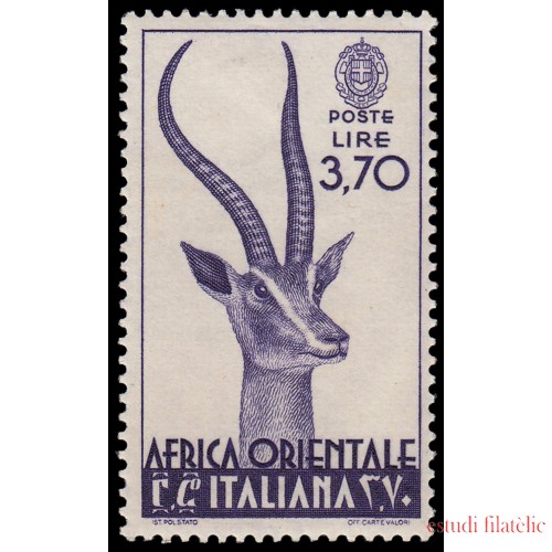 África Oriental Italiana 17 1938 Gacela MH