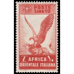 África Oriental Italiana 19 1938 Alegoría águila y león MH África Oriental Italiana 19 1938 Alegoría águila y león MH