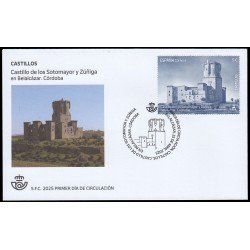 España Spain 5827 2025 Castillos Castillo de los Sotomayor y Zúñiga Belalcázar Córdoba SPD Sobre Primer Día España Spain 5827 2025 Castillos Castillo de los Sotomayor y Zúñiga Belalcázar Córdoba SPD Sobre Primer Día