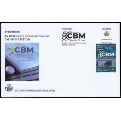 España Spain 5812 2025 Efemérides 50 años Centro de biología molecular Severo Ochoa SPD Sobre Primer Día España Spain 5812 2025 Efemérides 50 años Centro de biología molecular Severo Ochoa SPD Sobre Primer Día