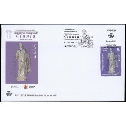 España Spain 5829 2025 Yacimientos arqueológicos Yacimiento romano de Clunia SPD Sobre Primer Día Tarifa B España Spain 5829 2025 Yacimientos arqueológicos Yacimiento romano de Clunia SPD Sobre Primer Día Tarifa B