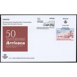 España Spain 5830 2025 Sanidad 50 aniv. Arrixaca SPD Sobre Primer Día España Spain 5830 2025 Sanidad 50 aniv. Arrixaca SPD Sobre Primer Día