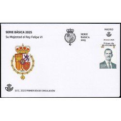 España Spain 5804 2025 Serie básica 2025 Su Majestad el Rey Felipe VI SPD Sobre Primer Día Tarifa A España Spain 5804 2025 Serie básica 2025 Su Majestad el Rey Felipe VI SPD Sobre Primer Día Tarifa A