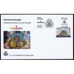 España Spain 5805 2025 Fiestas populares Carnaval de Santa Cruz de Tenerife SPD Sobre Primer Día Tarifa B España Spain 5805 2025 Fiestas populares Carnaval de Santa Cruz de Tenerife SPD Sobre Primer Día Tarifa B