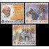Vaticano 1276/78 2002 Milenario del nacimiento de St. León IX Papa MNH