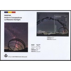 Andorra Española 568 2025 Paisatges Andorra Comapedrosa SPD Sobre Primer Día Andorra Española 568 2025 Paisatges Andorra Comapedrosa SPD Sobre Primer Día