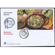 España Spain 5839 2025 Gastronomía Navarra Menestra de verduras SPD Sobre Primer Día
