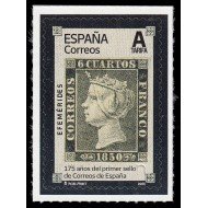 España Spain 5802 2025 Efemérides 175 años del primer sello de Correos de España Autoadhesivo