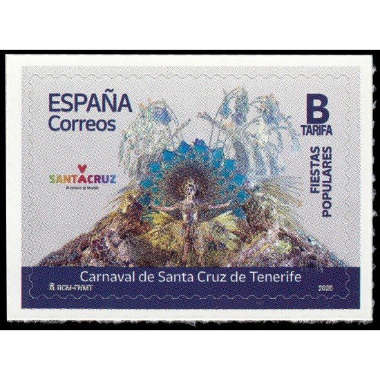 España Spain 5805 2025 Fiestas populares Carnaval de Santa Cruz de Tenerife Autoadhesivo Tarifa B España Spain 5805 2025 Fiestas populares Carnaval de Santa Cruz de Tenerife Autoadhesivo Tarifa B
