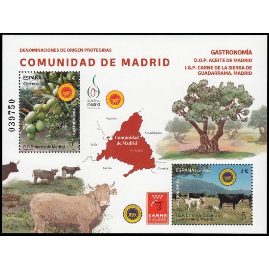 España Spain 5811 2025 Gastronomía Comunidad de Madrid MNH España Spain 5811 2025 Gastronomía Comunidad de Madrid MNH